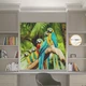 Римские шторы DECOLIV Фотопечать Попугаи 00-375 Блэкаут 40*170 см - изображение 1