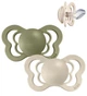 Пустышка BIBS Couture Vanilla Olive 6-36 мес силиконовая анатомическая - изображение 1