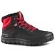 Ботинки для зимних походов Quechua SH100 Warm Mid EU34 UA34 Черные с красным (2118450) - изображение 1