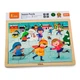 Дерев'яний пазл Viga Toys Пори року: зима, 24 ел. (SKU-51272) 30 x 1 x 27 см - зображення 2