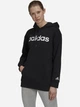 Худи женское Adidas W Lin Ov Fl Hd GS1342 XS Black (4064055370613) - изображение 1
