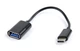 Кабель Cablexpert (AB-OTG-CMAF2-01), USB2.0-USB Type-C, 0.2 м, черный - изображение 1