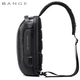 Рюкзак з однією лямкою Сумка слінг Bange (BGS22085 Plus Carbon Black) з USB 3.0 Micro USB Чорний - зображення 10