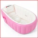 Надувная ванночка для деток Intime Baby Bath Tub с насосом розовая (3612) - изображение 1
