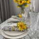 Тефлоновая Скатерть Tablecloth Вензель Серый 110*150 см - изображение 2