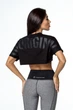 Футболка Designed for Fitness OVERSIZE CROP XS/S черная - изображение 2