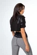 Футболка Designed for Fitness OVERSIZE CROP XS/S черная - изображение 3