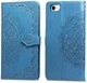 Чехол Vintage для Iphone 6 / 6s книжка кожа PU голубой - изображение 2