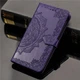 Чехол Vintage для Iphone SE 2022 книжка кожа PU с визитницей фиолетовый - изображение 7