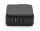 Зарядное устройство HQ-Tech 65W GaN Global Travel Charger, 1xUSB+2xUSB-C, PD, 65W, AC220V, Black, Box - изображение 2