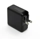 Зарядное устройство HQ-Tech 65W GaN Global Travel Charger, 1xUSB+2xUSB-C, PD, 65W, AC220V, Black, Box - изображение 5