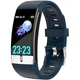 Фітнес браслет Smart Band Pro E66 з тонометром і термометром синій - зображення 1