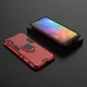 Чехол Fiji Ring для Xiaomi Redmi 9A бронированный бампер с кольцом красный - изображение 4