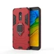 Чехол Fiji Ring для Xiaomi Redmi 5 Plus бронированный бампер с кольцом красный - изображение 2