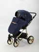 Коляска Adamex Cortina Pro CP-474 2 в 1 Синий - изображение 4