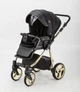 Коляска Adamex Cortina Pro CP-400 2 в 1 Черный - изображение 4