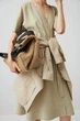 Платье Arket Fluid Twill Wrap Dress 44 - изображение 3