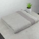 Махровий рушник з бахромою GM Textile 70х140см Люкс якості 450г/м2 (Сірий) - зображення 1