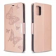 Чохол-книжка з малюнком UniCase Butterfly Pattern для Samsung Galaxy A51 - Rose Gold - зображення 4