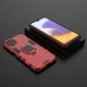 Чехол с подставкой Deexe Hybrid Case для Samsung Galaxy M32 (M325) - Red - изображение 6