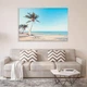 Картина на полотні Palm Trees On A Tropical Beach 110х150 см. - зображення 4