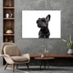 Картина на полотні Тварини French Bulldog With Glasses 110х150 см. - зображення 3