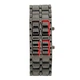 Годинник-браслет Led Watch Iron Samurai Айрон Самурай чорний з червоними світлодіодами (IBW012BR) - зображення 3