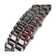 Годинник-браслет Led Watch Iron Samurai Айрон Самурай чорний з червоними світлодіодами (IBW012BR) - зображення 6