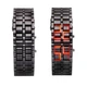 Годинник-браслет Led Watch Iron Samurai Айрон Самурай чорний з червоними світлодіодами (IBW012BR) - зображення 8