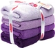 Набор полотенец Hobby Rainbow Lila 70x140 см 4шт Фиолетовый (8698499304031) - изображение 1
