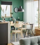 Стул IKEA ЛИСАБО, ясень, 004.572.35 - изображение 5
