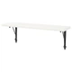 Полиця навісна IKEA TRANHULT / KROKSHULT, осика біла, 80х20 см, 393.363.32 - изображение 1