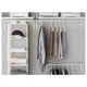 Штанга для одежды IKEA MULIG 60-90 см Белая 301.794.35 - изображение 3