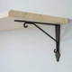 Полиця навісна IKEA TRANHULT / KROKSHULT, осика, 120х30 см, 293.363.23 - изображение 3