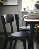 Стул IKEA ЛИСАБО, черный, 604.467.86 - изображение 5