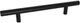 Ручка DR 11/160 SS BLK Черная ДС ЕвроЛайн (DC122100) - изображение 1
