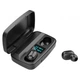 Bluetooth стерео наушники беспроводные c боксом для зарядки Air J16 TWS Original. Цвет: черный - изображение 5