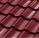 Металочерепица Suntile ral 3005 0.4 мм Красная - изображение 1