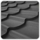 Металочерепица Suntile ral 7024 0.45 мм Графитовая матовая - изображение 1