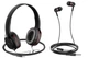 Наушники набор 2в1 HOCO Enlighten W24 50 мВт black-red - изображение 1