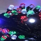 Светодиодная гирлянда Рубин большой Длина 13м. 200 LED Мультицвет - изображение 5