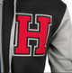 Толстовка JINX World of Warcraft Hoodie - Horde Varsity Black/Cool Grey/Red, 2XL - изображение 3