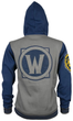 Толстовка JINX World of Warcraft Hoodie - Alliance Varsity Dark Grey/Navy, L - изображение 2