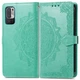 Шкіряний чохол (книжка) Art Case з візитницею для Xiaomi Poco M3 Pro Бірюзовий - зображення 2