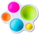 Прорезыватель и тактильная игрушка Нажми на шар Fat Brain Toys dimpl (F192ML) (811802023230) - изображение 1