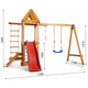 Детский спортивный игровой комплекс Baby Sport SB Babyland №19 Натуральное дерево 320х180х240 см (Babyland-19) - изображение 6