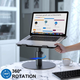 Подставка для ноутбука YoFeW Adjustable Laptop Stand 360 Space Gray - изображение 2