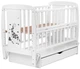 Кровать Babyroom Жирафик маятник, ящик, откидной бок DJMYO-3 бук белый - зображення 3
