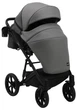 Коляска 2 в 1 Bair Kiwi кожа 100% BK-21/15 серый - графит - зображення 7