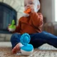 Прорезыватель-неваляшка Fat Brain Toys dimpl wobl голубой (F2174ML) (811802024428) - изображение 3